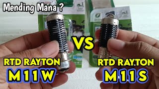 50 RIBUAN !! RTD M11S VERSUS RTD M11W 🔥 mana yang layak di beli ?? compare lampu LED LASER H6