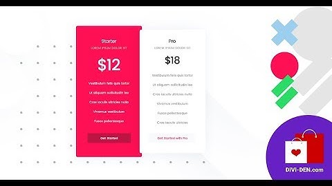 Divi Pricing Table Module - Day 1 - How to Install & Customise