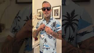So attractive about the palm tree Hawaiian prints of Royaura shirts