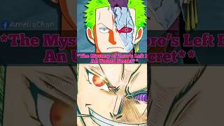 zoro left eye secret 😱🤯 #onepiece #zoro #anime #motivation #kaido
