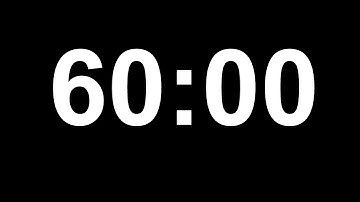 Đồng hồ đếm ngược 60 phút | 60 minutes count down timer | TS.BS.Vũ Duy Kiên