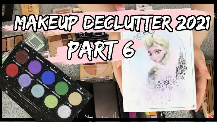 Makeup Declutter Part 6 | 😱 My Entire Eyeshadow Palette Collection! 2021