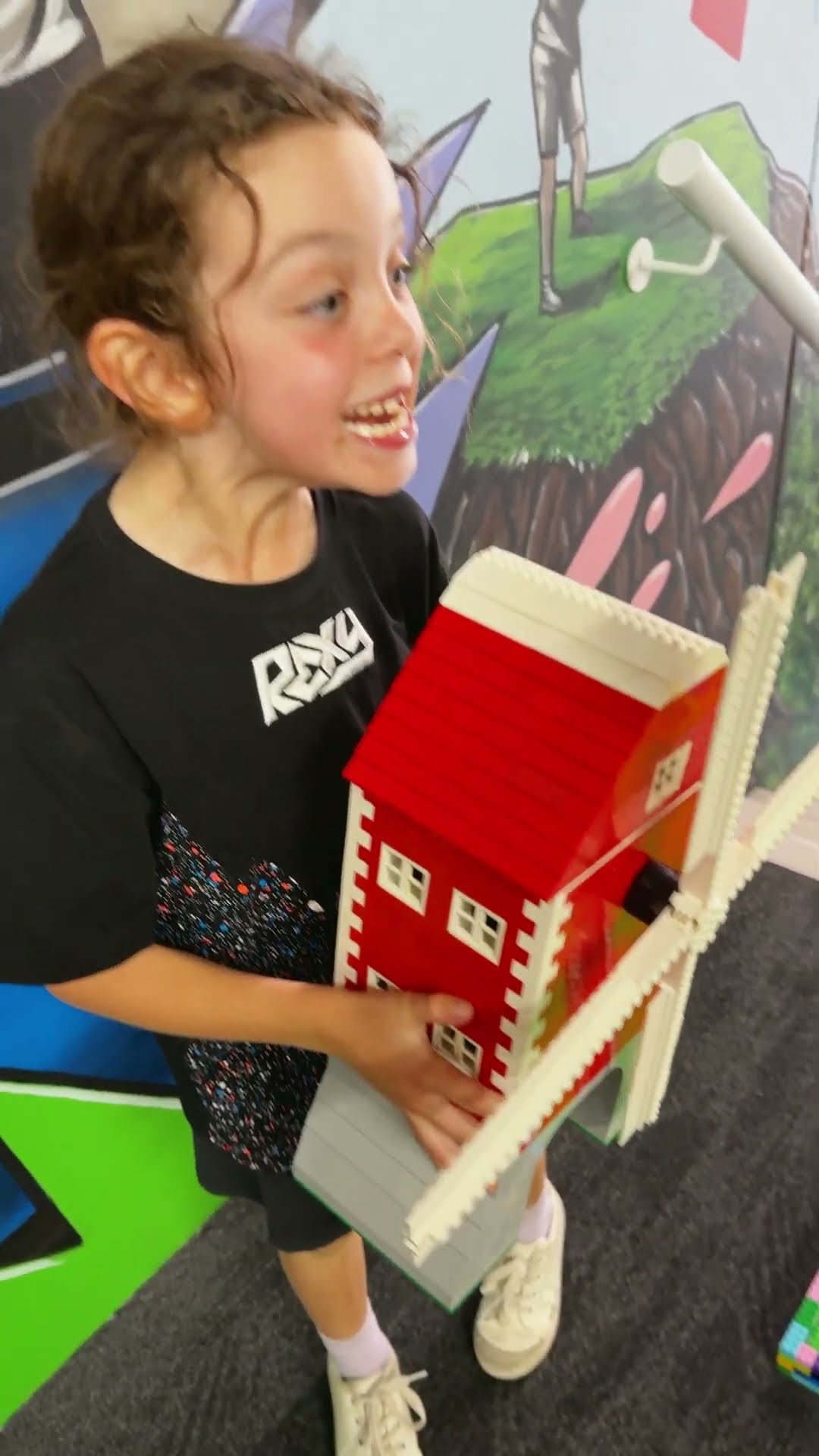 World's First Mini-Golf Course with 30,000 LEGO Bricks! ⛳️ #AD #SuperpowerOfPlay #LEGOPartner