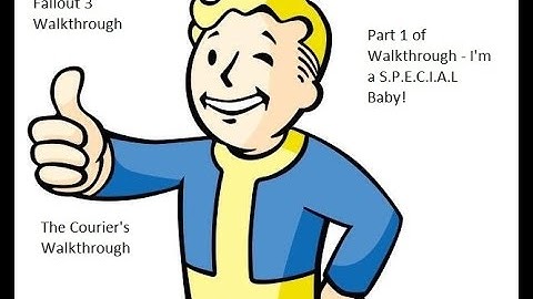 Fallout 3 Walkthrough Part 1 - I am a S.P.E.C.I.A.L Baby!