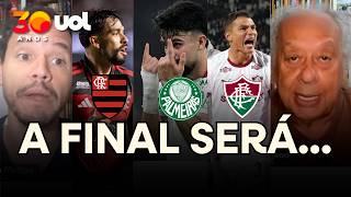 QUAL SERÁ A FINAL DA LIBERTADORES? COLUNISTAS DEBATEM CHANCES DE FLAMENGO, FLUMINENSE E PALMEIRAS!