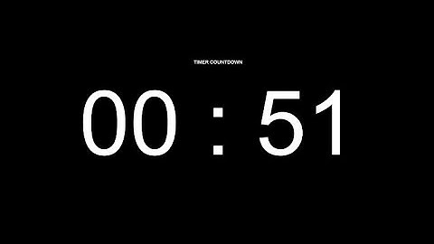 51 Seconds Countdown Timer