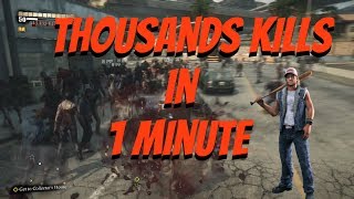 Dead Rising 3 how to get a thousand kills in 1 Minute and Level up fast [MUST WATCH]