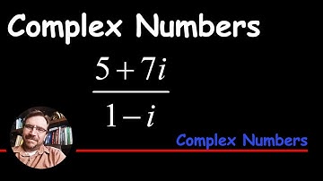 How to Divide Complex Numbers - Rationalize using the Complex Conjugate