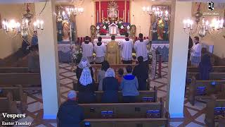 Vespers: 6:30 PM EASTERN TIME (ET)