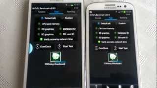 Samsung Galaxy Note 2 vs Samsung Galaxy s3 ANTUTU BENCHMARK TEST screenshot 5
