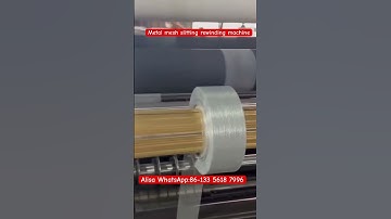 Metal mesh slitting rewinding machine