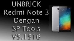 UNBRICK/Bootloop Redmi Note 3 Dengan SP Tools V5 1516 (BAHASA INDONESIA) - Durasi: 9.10. 