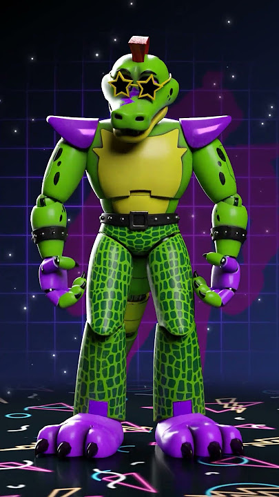 FNAF AR Edit | Shattered Security Breach Glamrock   Fanmade Animatronics
