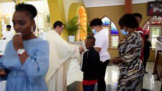 Video thumbnail of "Risibí Santa Eukaristía – Jesus Siempre Vivirá-Kor Los Carmelitas –Pasku Resurekshon - 17 aprel 2022"