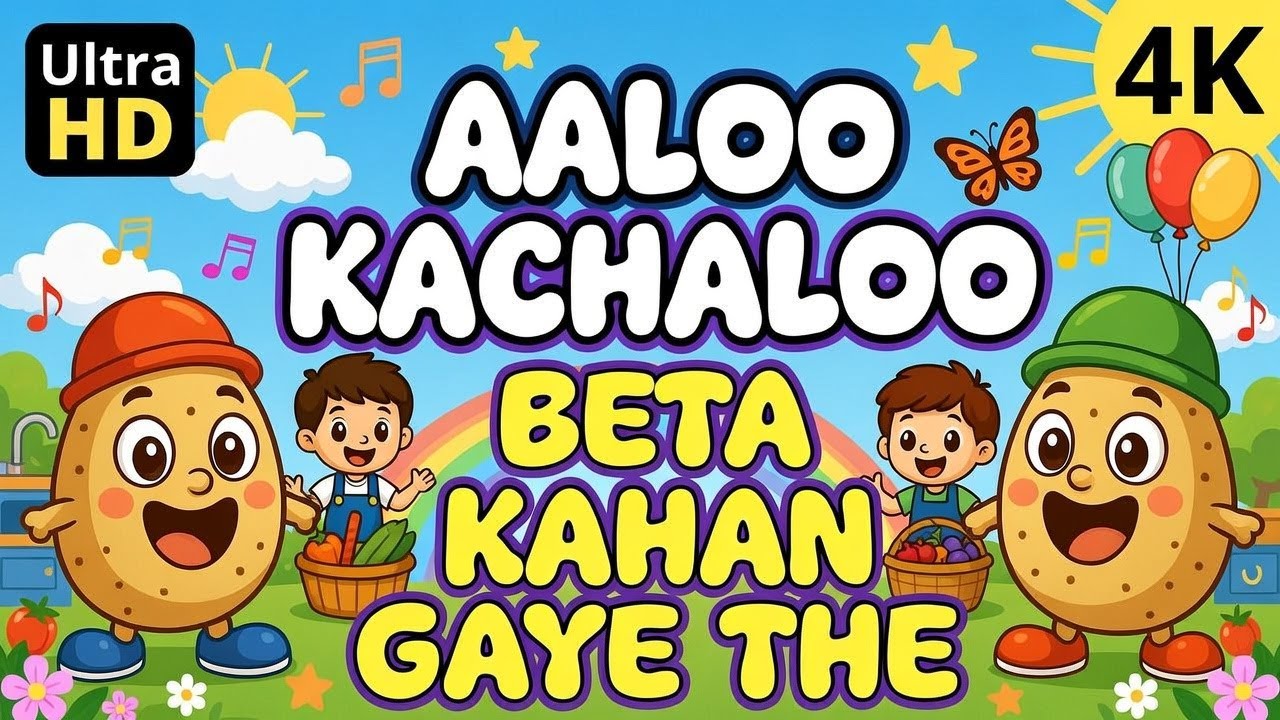 Aloo Kachaloo Beta Kahan gaye they |आलू कचालू बेटा कहाँ गए थे | Hindi Nursery Rhymes | Most Popular