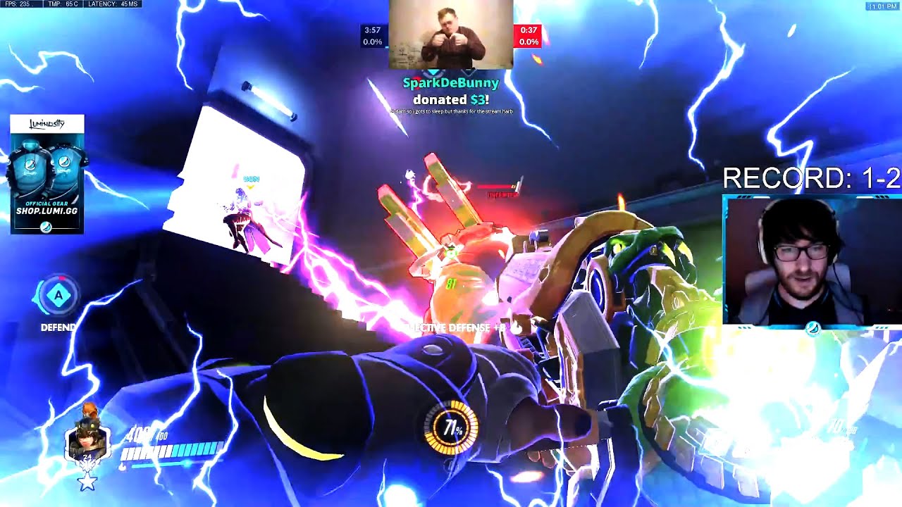 Harbleu Top 500 Hammond and Zarya gameplay! [ Overwatch Season 28 ]