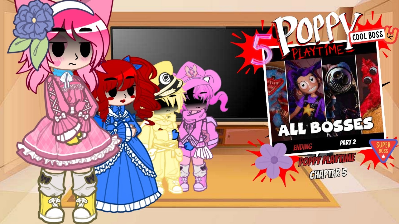 Poppy Playtime React - Poppy Playtime CH5 All Bosses + Ending Part 2