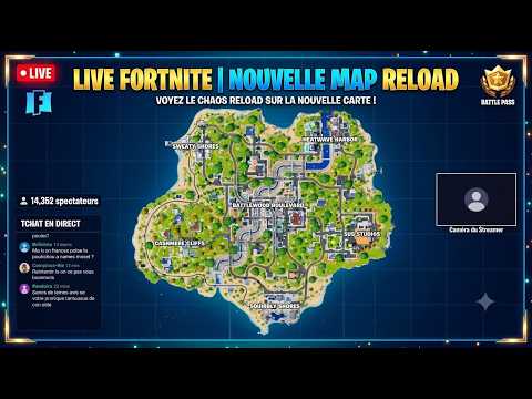 🔴 FORTNITE LIVE : NOUVELLE MAP RELOAD DISPONIBLE !
