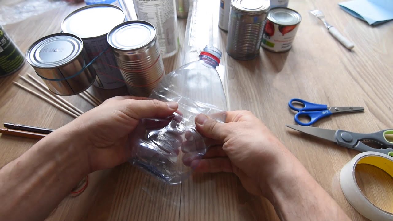 Simple Junk Instruments Build demo of 4 instruments form household recycling. from ...