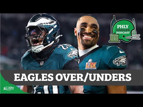 Eagles Over/Unders: Will Jalen Hurts surpass 3,200 passing yards? Does Saquon Barkley score 12 TDs?