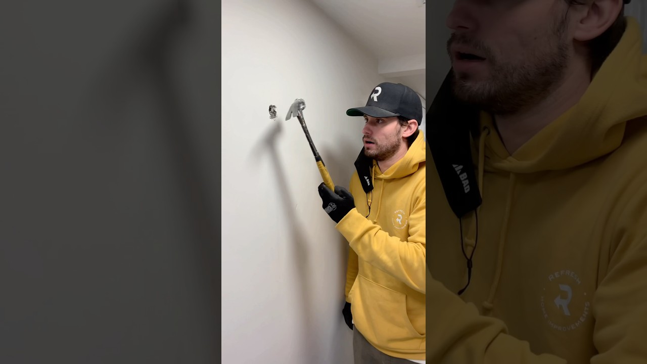 Fastest drywall patch EVER?