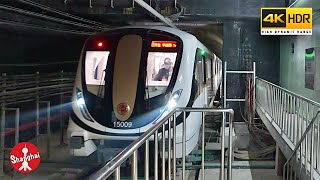 [4K HDR] Shanghai Subway Line 15 - First day of operation | 上海地铁15号线开通首日 | iPhone 12 lowlight test