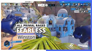 FEARLESS WINSTON - All the Primal Rages vs Outlaws | May Melee Week 1 | OWL Season 2021 Highlights