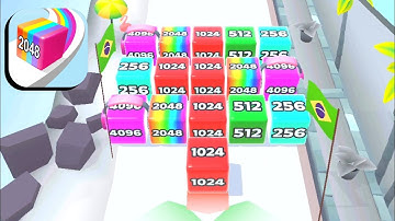 Jelly Run 2048 - New York Advanture - New Update - All Levels Gameplay Walkthrough Android,iOS