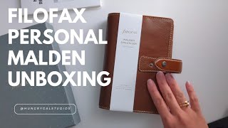 Filofax Malden personal unboxing!!