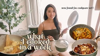 WHAT I COOKED IN A WEEK 🍳 (ft. my new fav cookware - Cosmic Cookware!) | MONGABONG