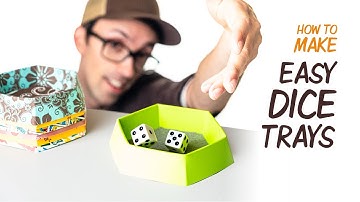 How to Make an Easy Dice Tray | Board Game Upgrade DIY
