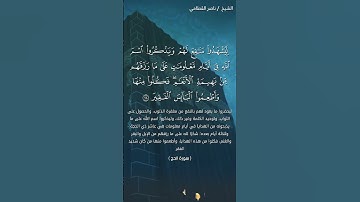 سورة الحج رقم 22 - القارئ الشيخ ناصر القطامي - Quran in English