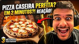 PIZZA CASEIRA PERFEITA - React! @amopaocaseiro