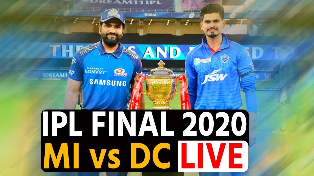 LIVE MI vs DC IPL 2020 FINAL MATCH LIVE UPDATES