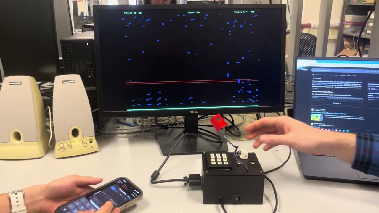 Спектрограммный тюнер с Raspberry Pi Pico