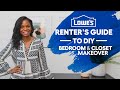 Renter's Guide to DIY: "Bedroom + Closet" (Episode 1)