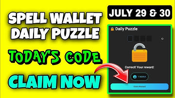 Spell Wallet Daily Puzzle Today 29 July | Spell Wallet Today Puzzle | Spell Wallet Secret Code