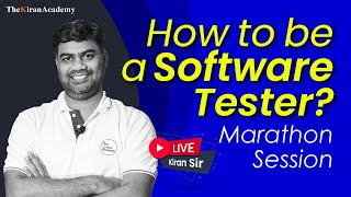 Celebrity How To Become Software Tester? | Marathon Session | Hindi | By Kiran Sir Wealth
