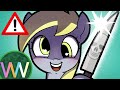 Derpy with a knife