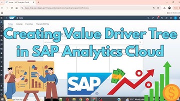 Creating professional story in SAC (part 3) | Creating value driver tree in SAC planning model
