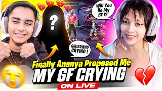 10 Years Old Cute Girl Proposed Me On Live 😍💕 My Girlfriend Started Crying 😭 - Garena Free Fire