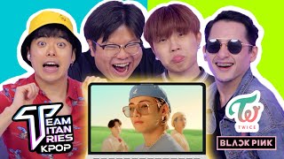 We React To Popular K-POP MVs (BTS, BLACKPINK, TWICE)