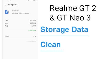 Realme GT 2 & GT Neo 3 How To Clean Storage Data