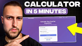 How To Build An Interactive Calculator For Your Website in 5 Minutes (Tutorial) screenshot 5