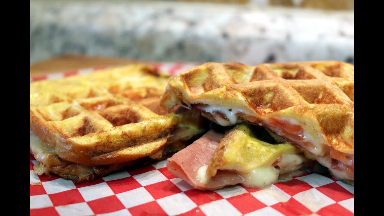 How to make waffle iron sandwiches Chef Cristian Feher on Daytime