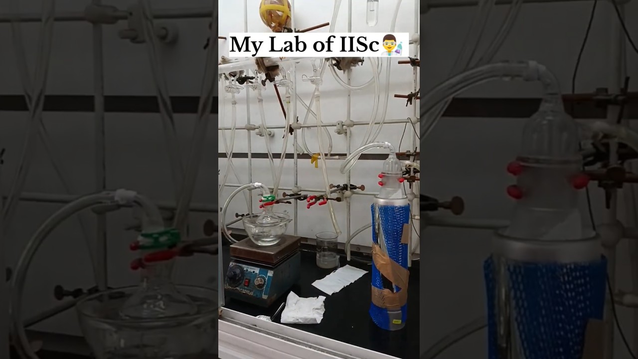 My Lab of IISc #shorts #iisc #iiscbangalore #chemistry #chemicalscience #msc #india #shakeittothemax