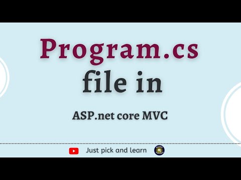 Role of program.cs file in asp.net core applications | What is program.cs file | asp.net core MVC