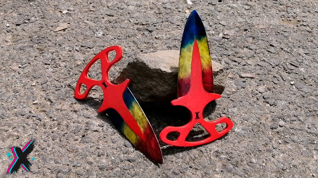 Как сделать Shadow Daggers Marble Fade из CS GO - YouTube