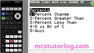 SAT3A PERCENTS Menu TI84 Calculator Program #satmath #satprep #ti84program #ti84calculator