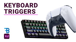 Prototype with Keyboard and Game Controller in Adobe Xd | Blue Fin Design